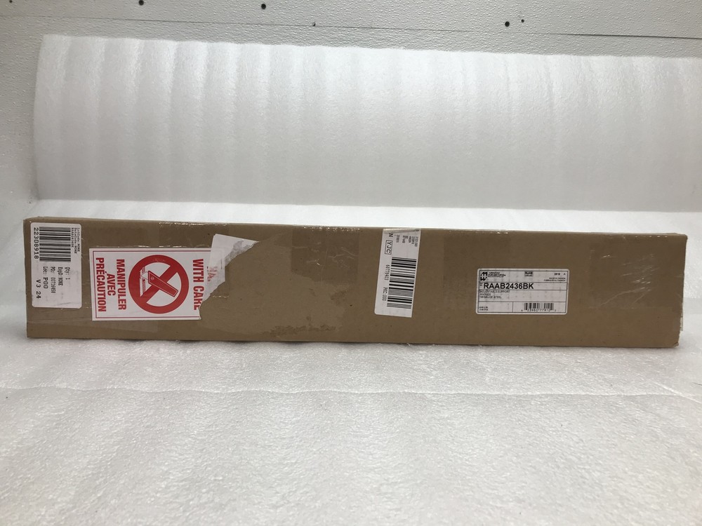 New OEM Hammond Manufacturing RAAB2436BK Rackmount Adjustable Angle Bracket