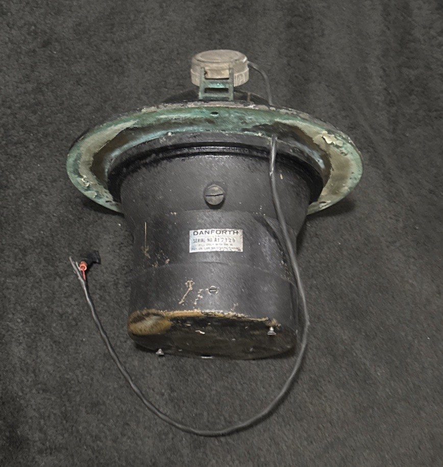 VINTAGE DANFORTH CONSTELLATION 6” MARINE BOAT HIGH COMPASS.