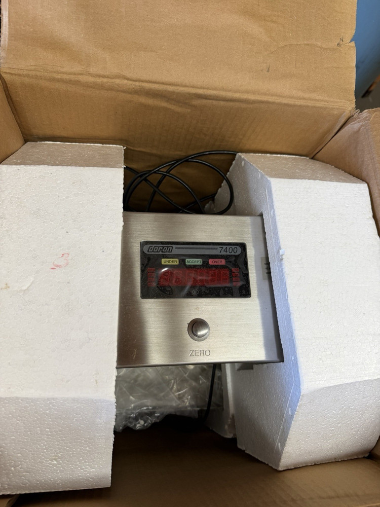 Doran 7400 Tabletop Scale Stainless Steel Backlit Display Zero Function DXL8100