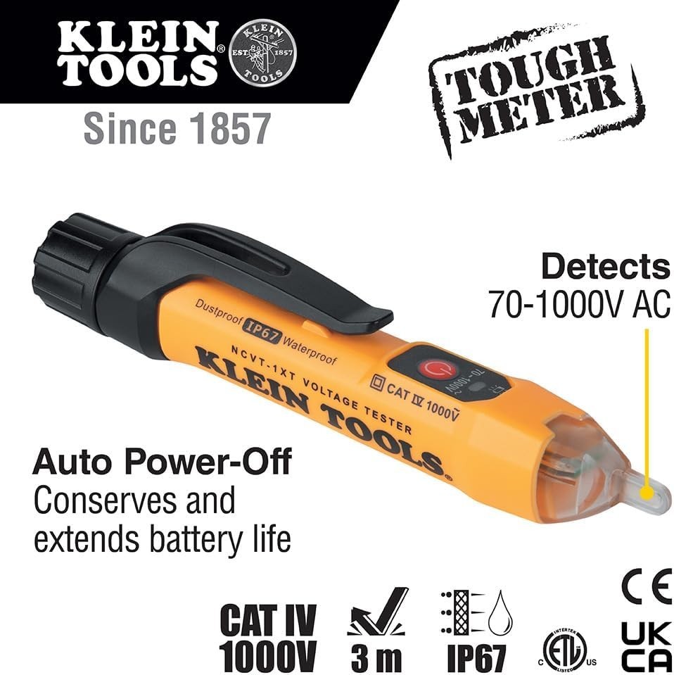 Klein Tools Electrical Kit: Digital Multimeter & Non-Contact Voltage Tester