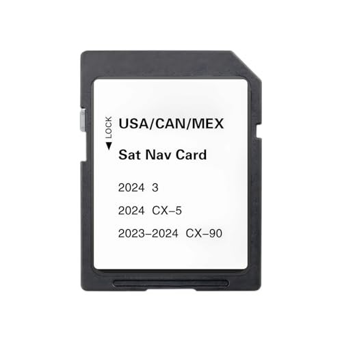 Updated Navigation SD Card with The Latest Map Version, Compatible with 3 CX-5