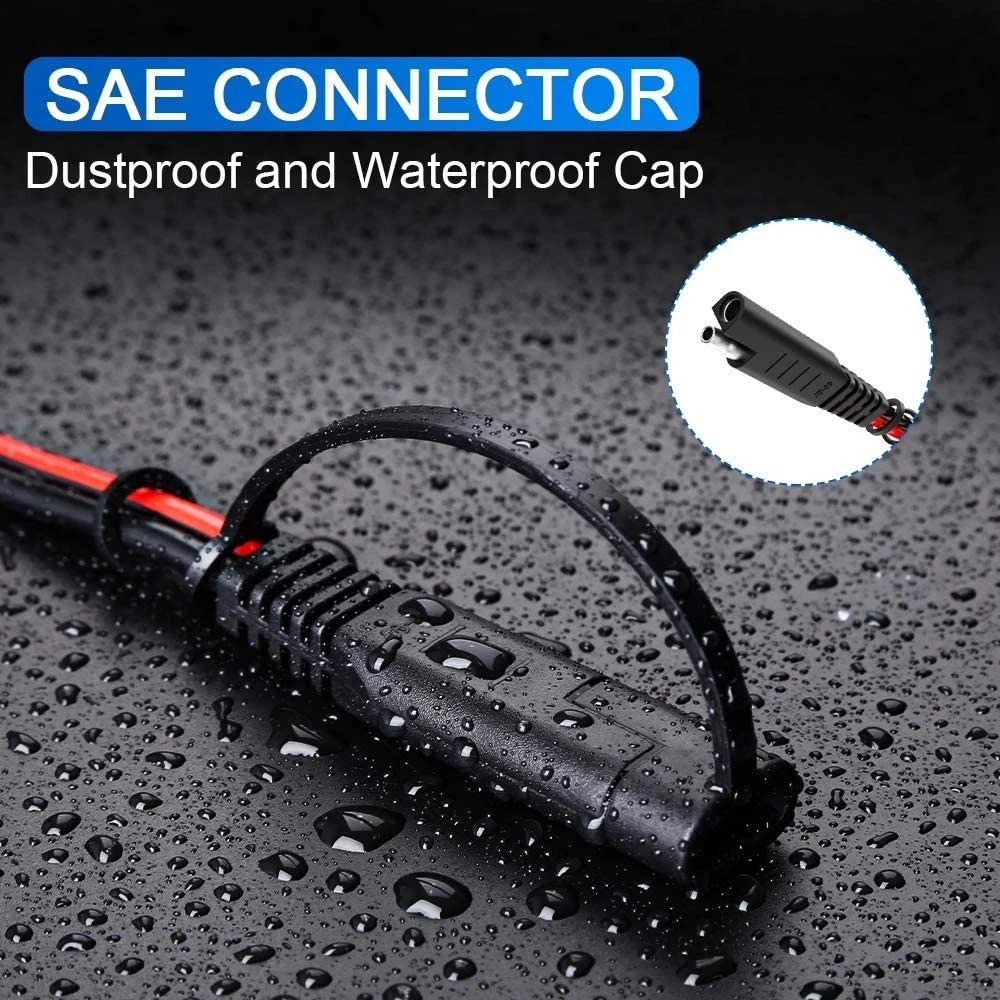 ELECTOP 15Feet SAE to SAE Extension Cable, Quick Connect Disconnect SAE Power Co
