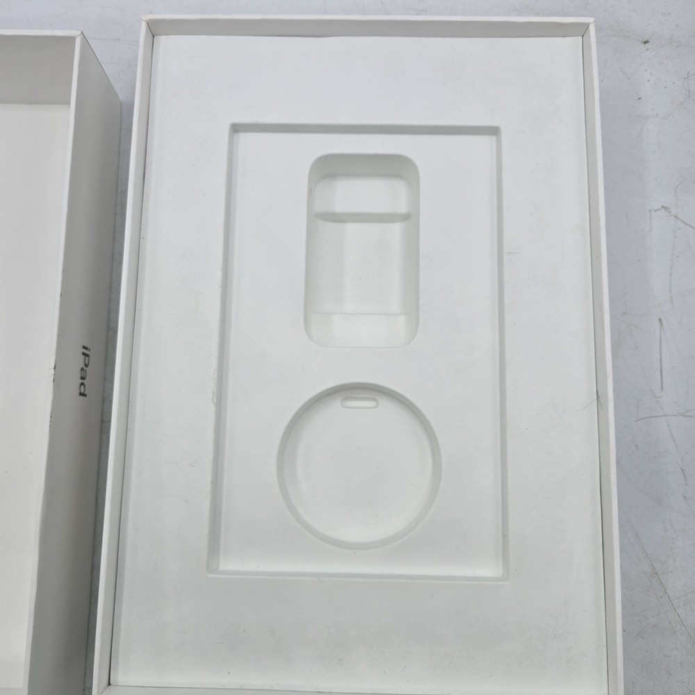 EMPTY BOX ONLY iPad 64GB 10.2” Silver 9th Generation Wifi Cellular Tablet Box