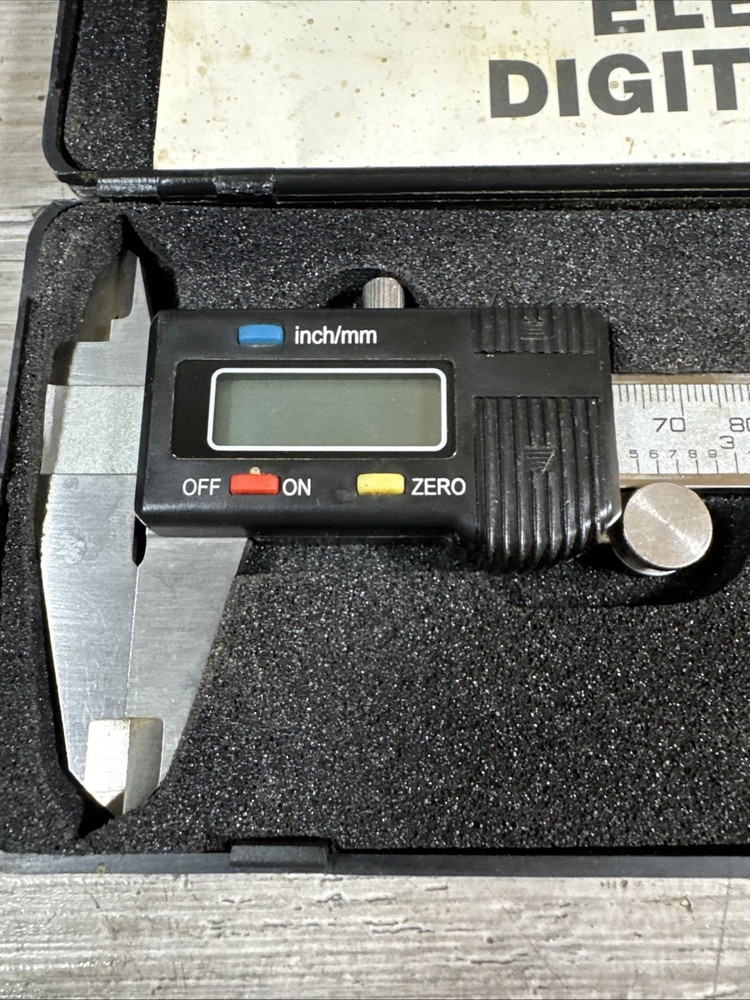 AmPro Precision Digital Caliper 6” Tested Works Electronic Measuring