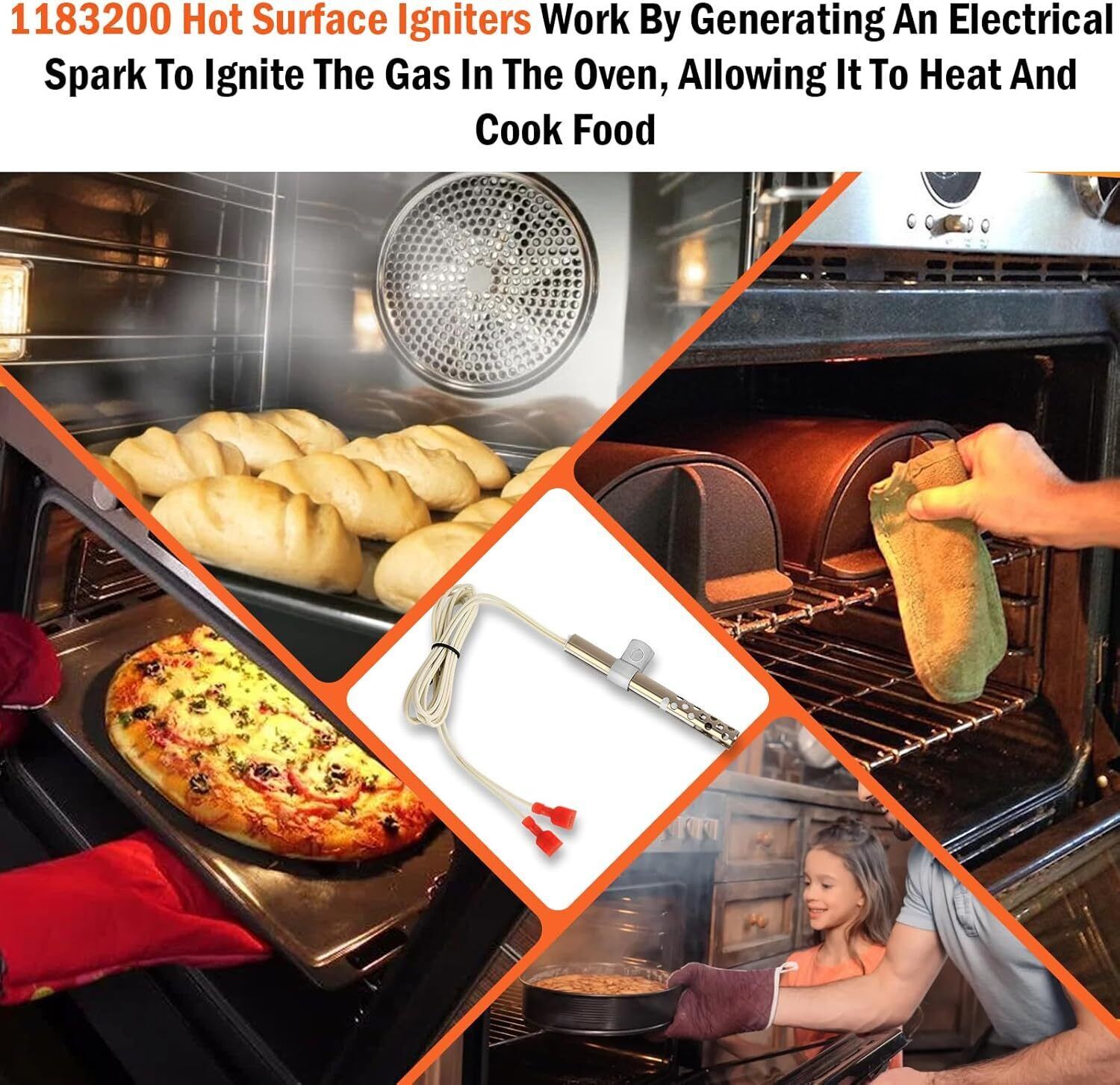 IGNITOR HOT SURFACE For SOUTHBEND PART NEW 1183200 OEM Replacement Free Shipping