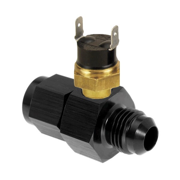 40 ROW TRANS-MISSION OIL COOLER FAN 8AN HOSE FITTING 180F TEMPERATURE SENSOR KIT