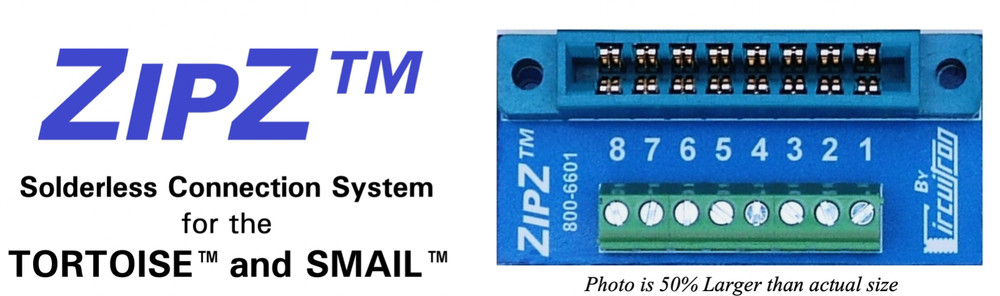 Circuitron 6616 ZipZ-KIT Solderless Connection System Tortoise & SMAIL 6 Pack