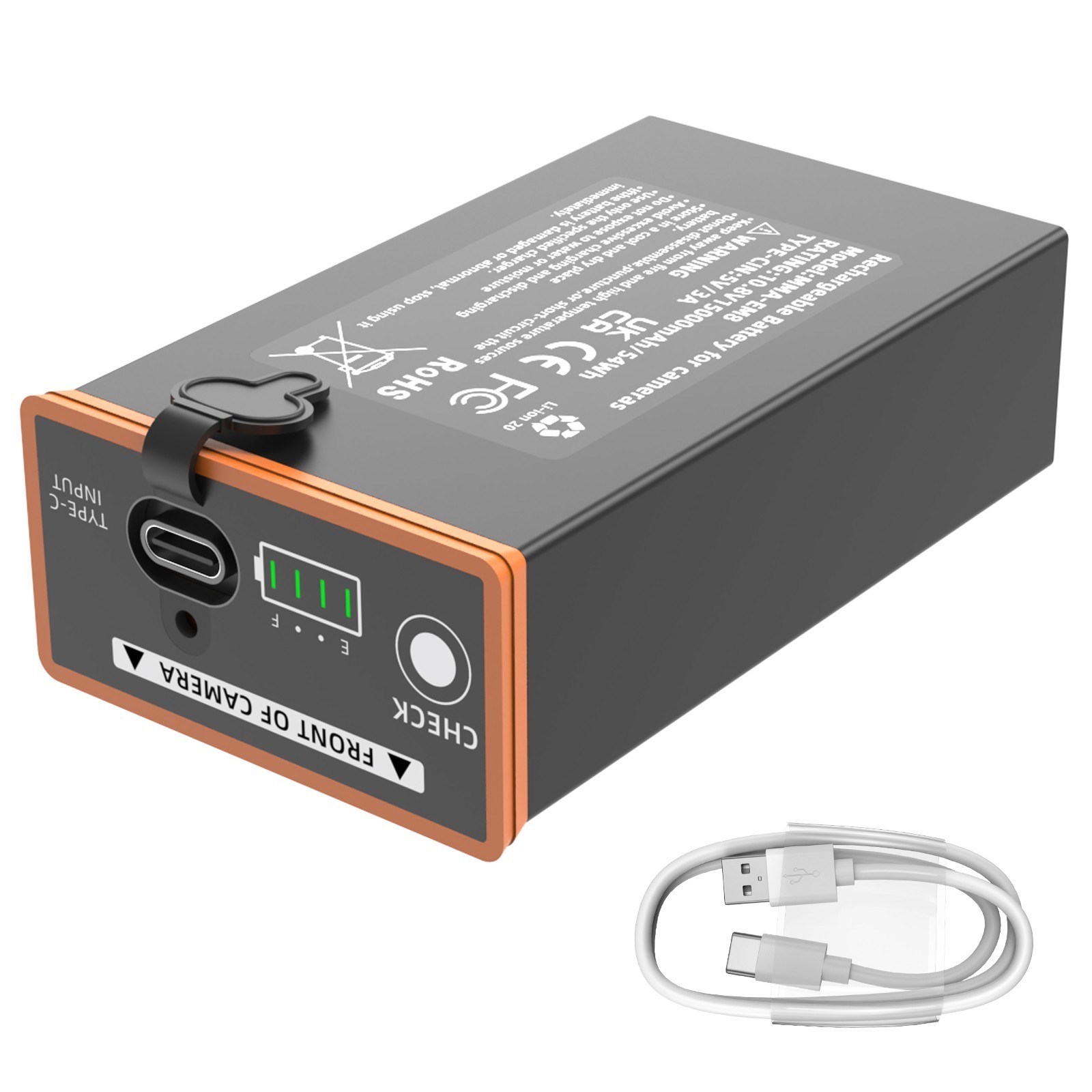 4 Packs Moultrie Power Mag MMA-EM8 5000Ah Battery For Edge Cellular Trai Camera