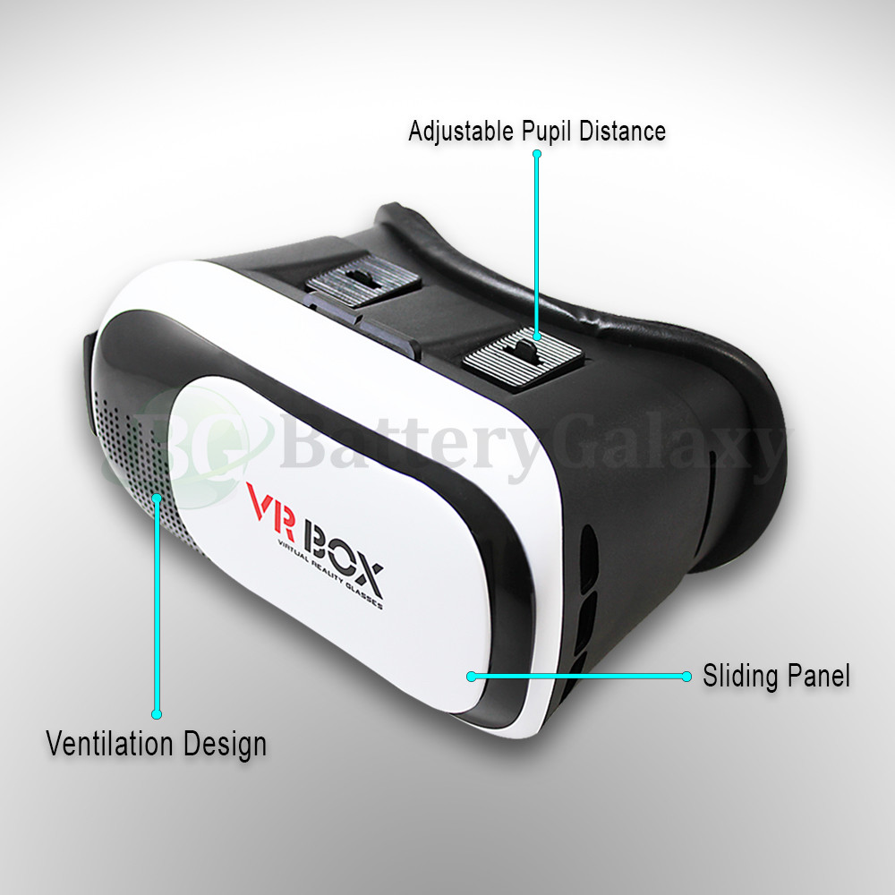 Virtual Reality VR Headset 3D Glasses for Android IOS LG Apple iPhone Samsung
