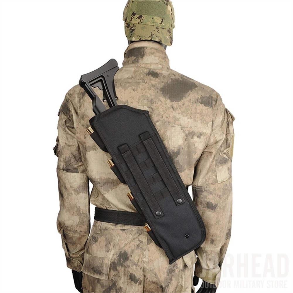 Tactical Short Rifle Shotgun Scabbard MOLLE Modular Gear Holster Hunting Bag