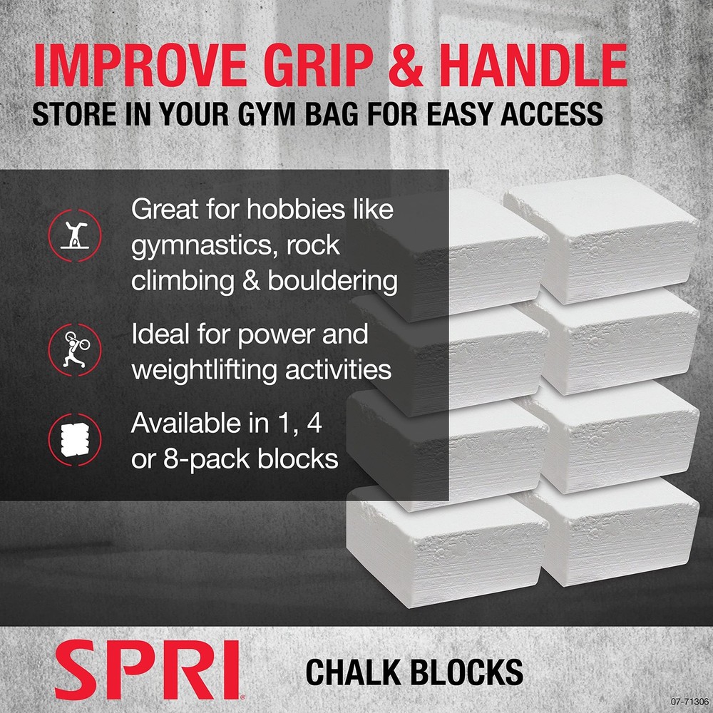 SPRI Chalk Block, 2oz. (8 2 oz Block (8-Pack) 2oz. (8 Pack)