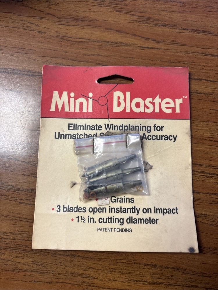 Vintage Mini Blaster Broadheads