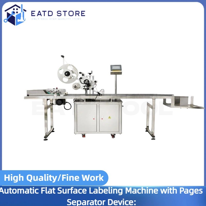 Automatic Flat Applicator Plane Paging Labeling Machine for Carton Box Bag Pouch