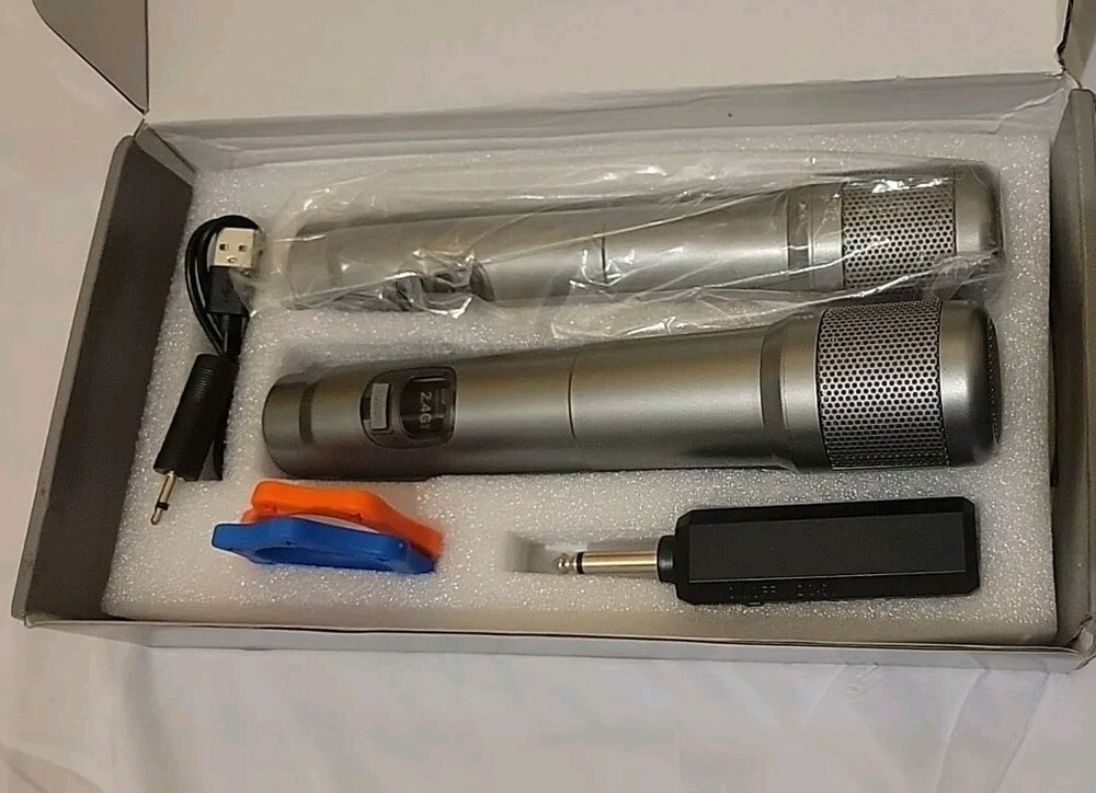 Wireless Microphone, FOLTUSMY Dual Handhold Dynamic