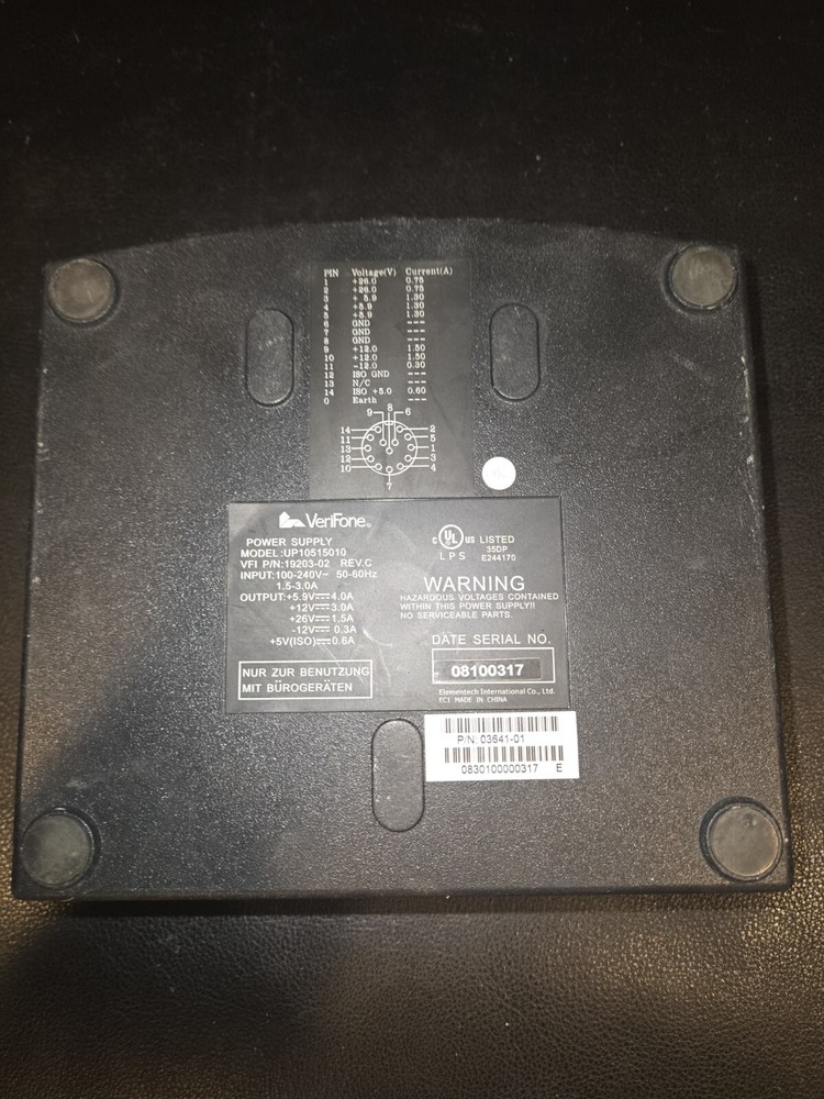 Verifone UP10515010 Ruby II POS Power Supply Core