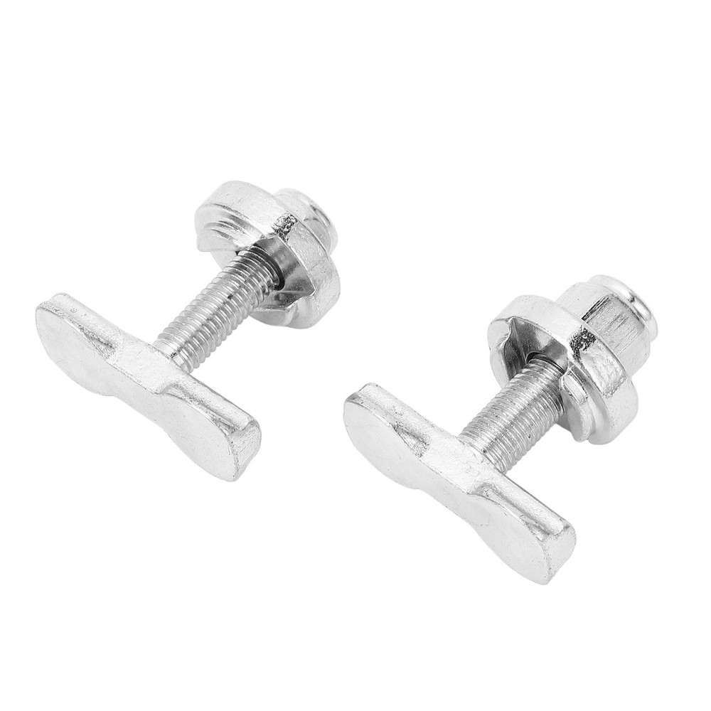 1 Pair L Track Double Lug Threaded Stud Nut Fitting Tie Down Carbon Steel For