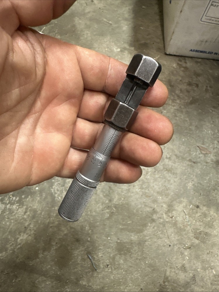 Starrett 225 Wire Micrometer Machinist Tool Maker Box Find