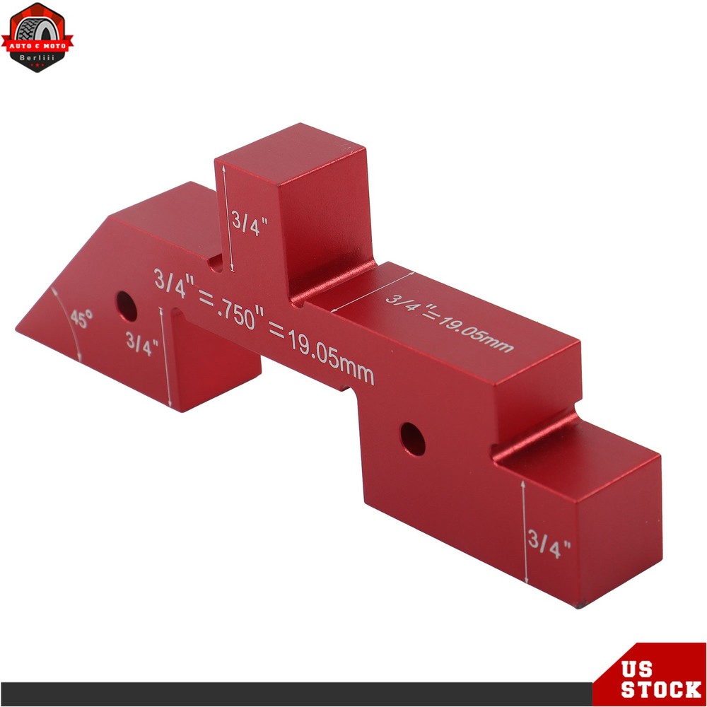 Height Gauge Router Table Setup Bars 14PCS Precision Aluminum Setup Blocks