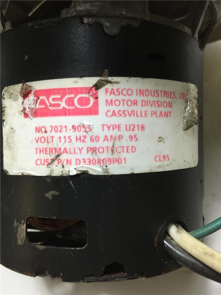Fasco 7021-9055 Draft Inducer Blower D330809P01