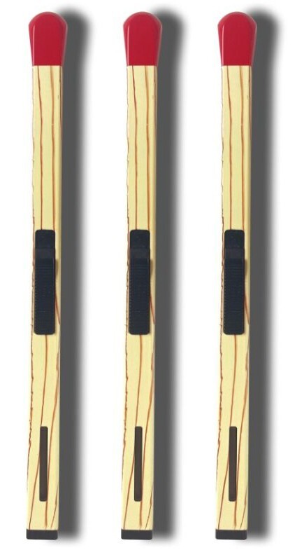 3 PACK 8" Match Stick Shaped Multipurpose Butane Lighter BBQ Candle lighter