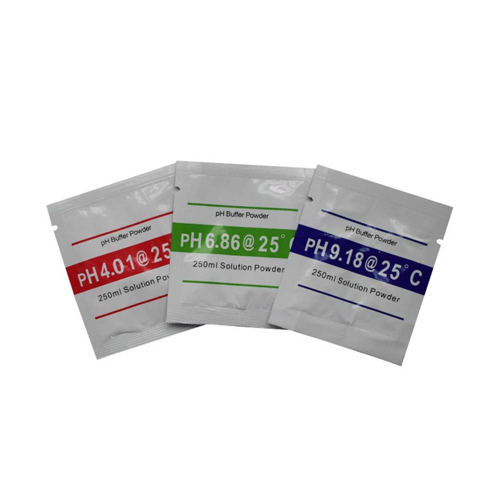 15 Pack pH Buffer Powder Calibration Solution 4.01 6.86 9.18 for Meter Tester C