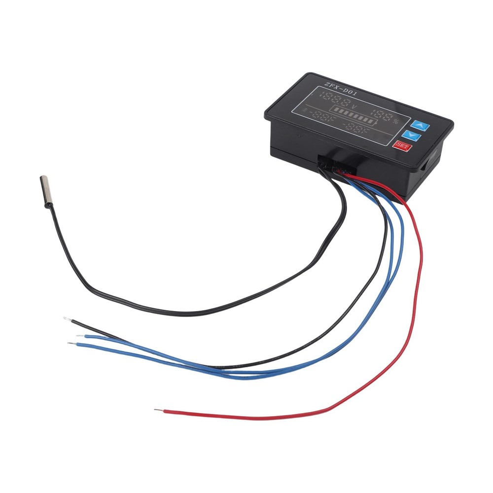 DC9V to 100V Digital Temperature Control Voltage Electricity Meter with Display