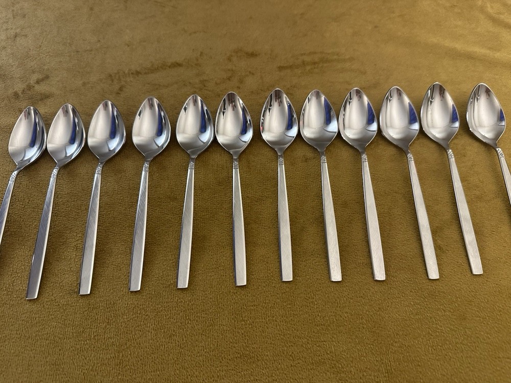 (12) Teaspoons Oneida MELISSA Stainless Flatware