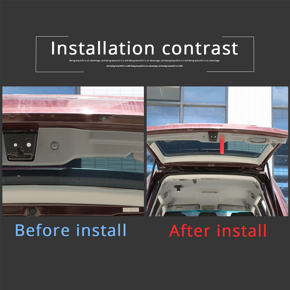 Red Interior Rear Trunk Handle Pull Strap For Honda Pilot 2008