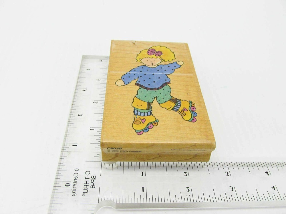 Rollerblade Rubber Stamp - Stamp Set B121