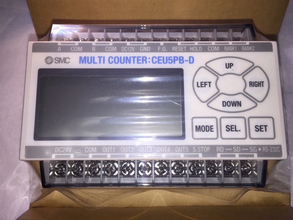 New In Box!! SMC Multi-Counter Controller (#CEU5PB-D)