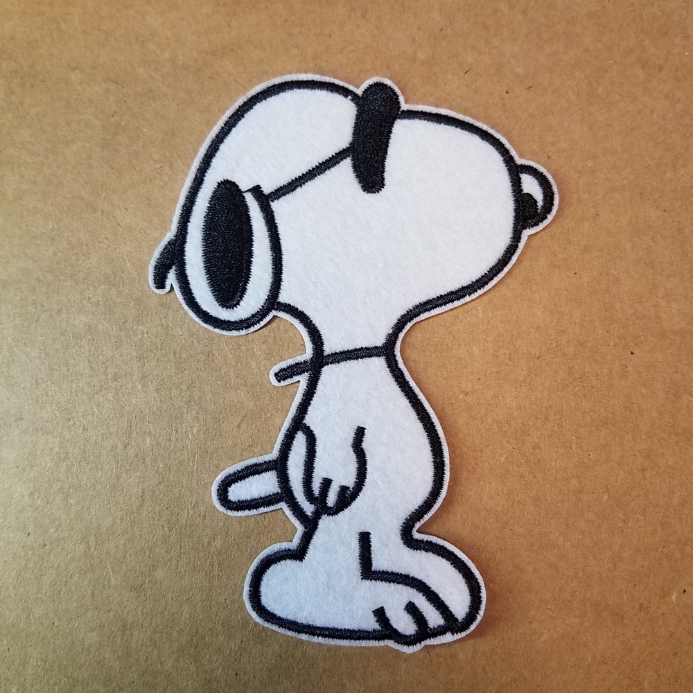 Snoopy embroidered Patch 4 1/2  inches tall