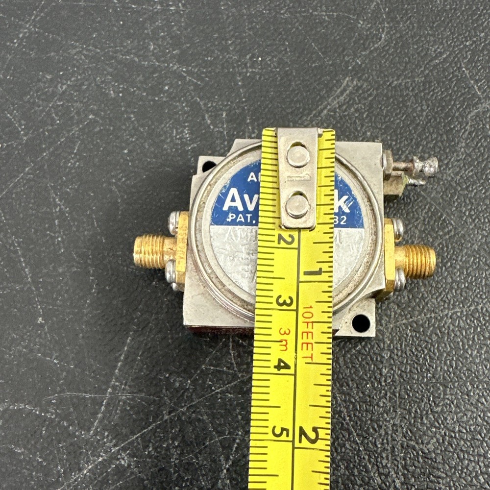 AVANTEK MIC SOLID STATE AMPLIFIER MODEL AMT-1003M. S/N 448 (untested)