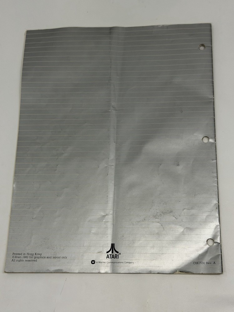 Atari Computer 600XL Owners Manual Catalogue