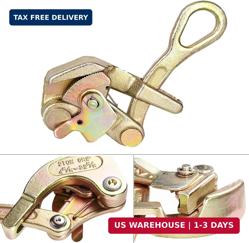 Wogoboo Cable Grip Wire Gripper Steel Cable Puller Tool for Wire Rope,Pulling 22