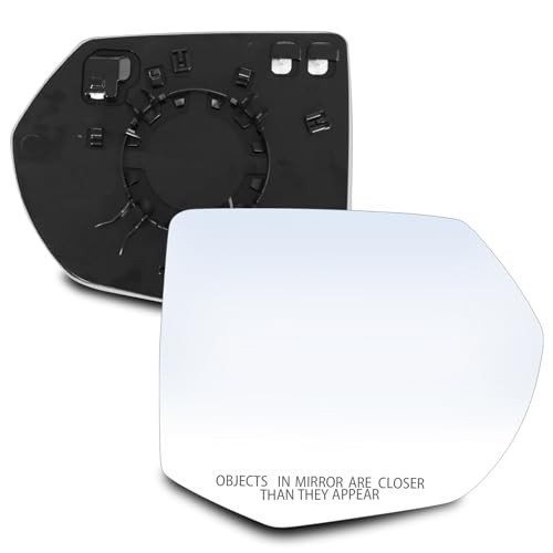 Passenger Right Side Mirror Glass - Compatible with Chevy, GMC, Passenger Side