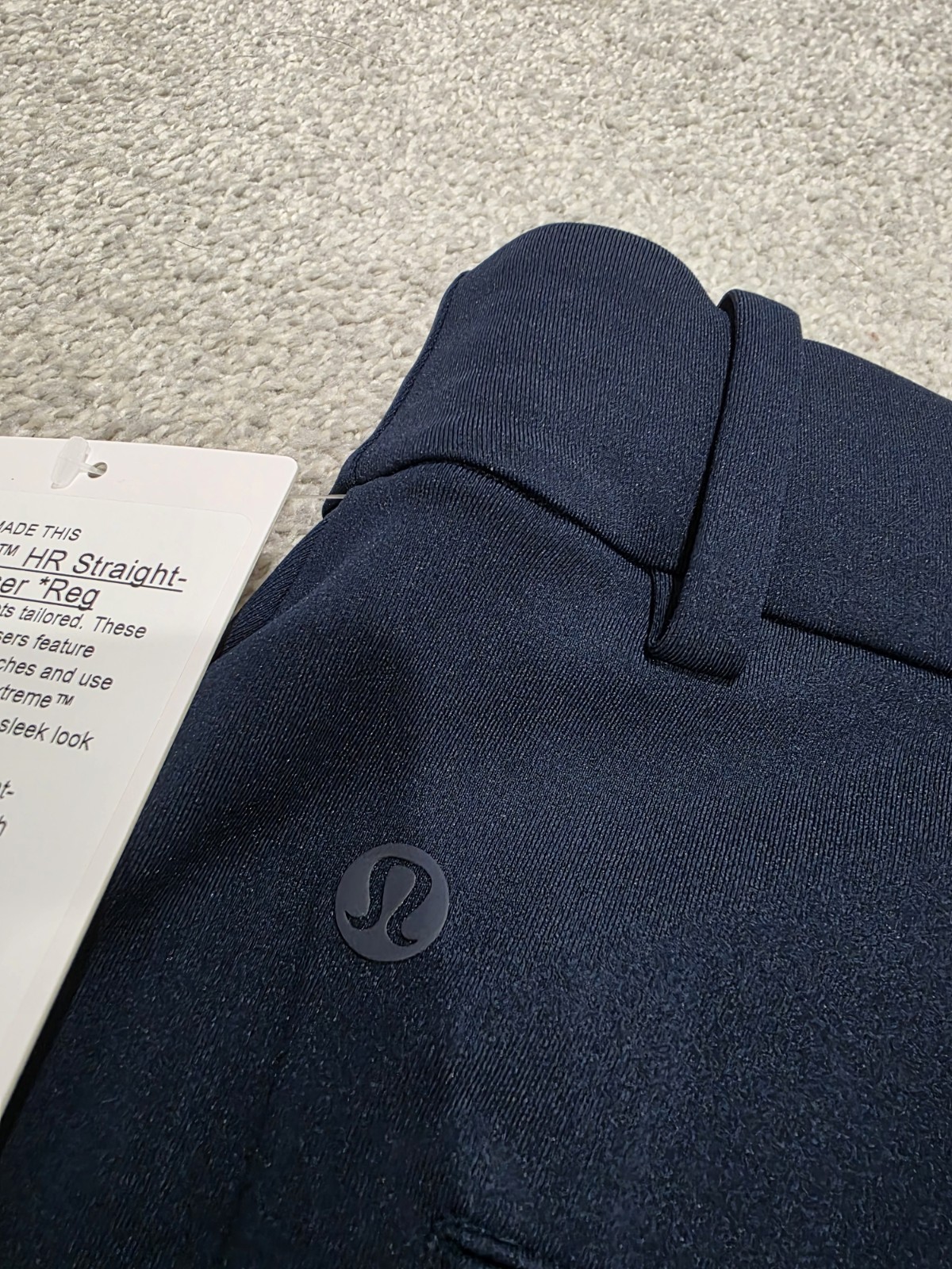 Lululemon Daydrift High-Rise Straight-Leg Trouser Regular Size M Trye Navy