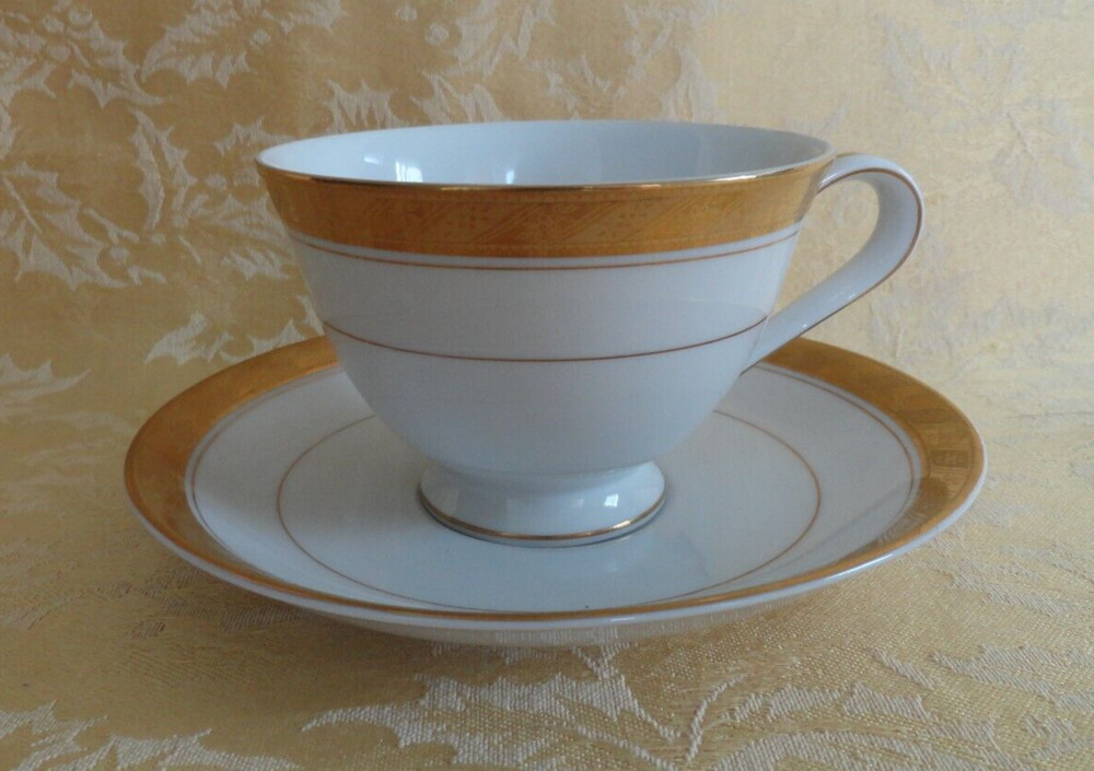 7Pcs Imperial Deluxe Sango Fine China Cleopatra Pattern Dinner Place Setting