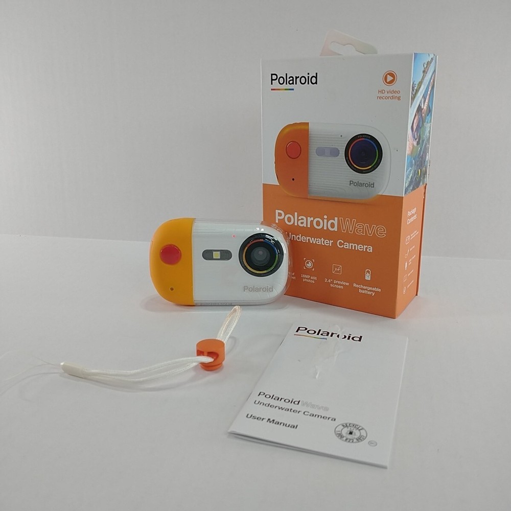 Polaroid Wave Underwater Camera Streaming Camera 4K Video Recording