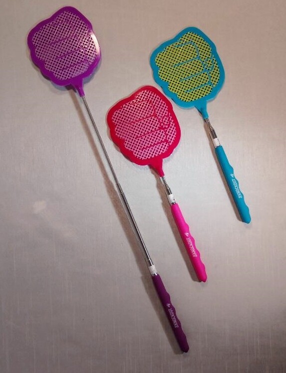 The Knock Out Extendable Fly Swatter 3 Pack