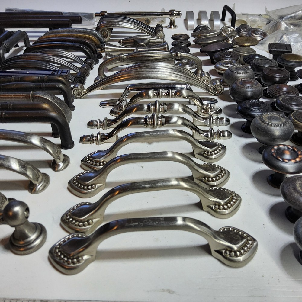 110 Designer drawer pulls dealer samples hardware craft repurpose decor upcycle