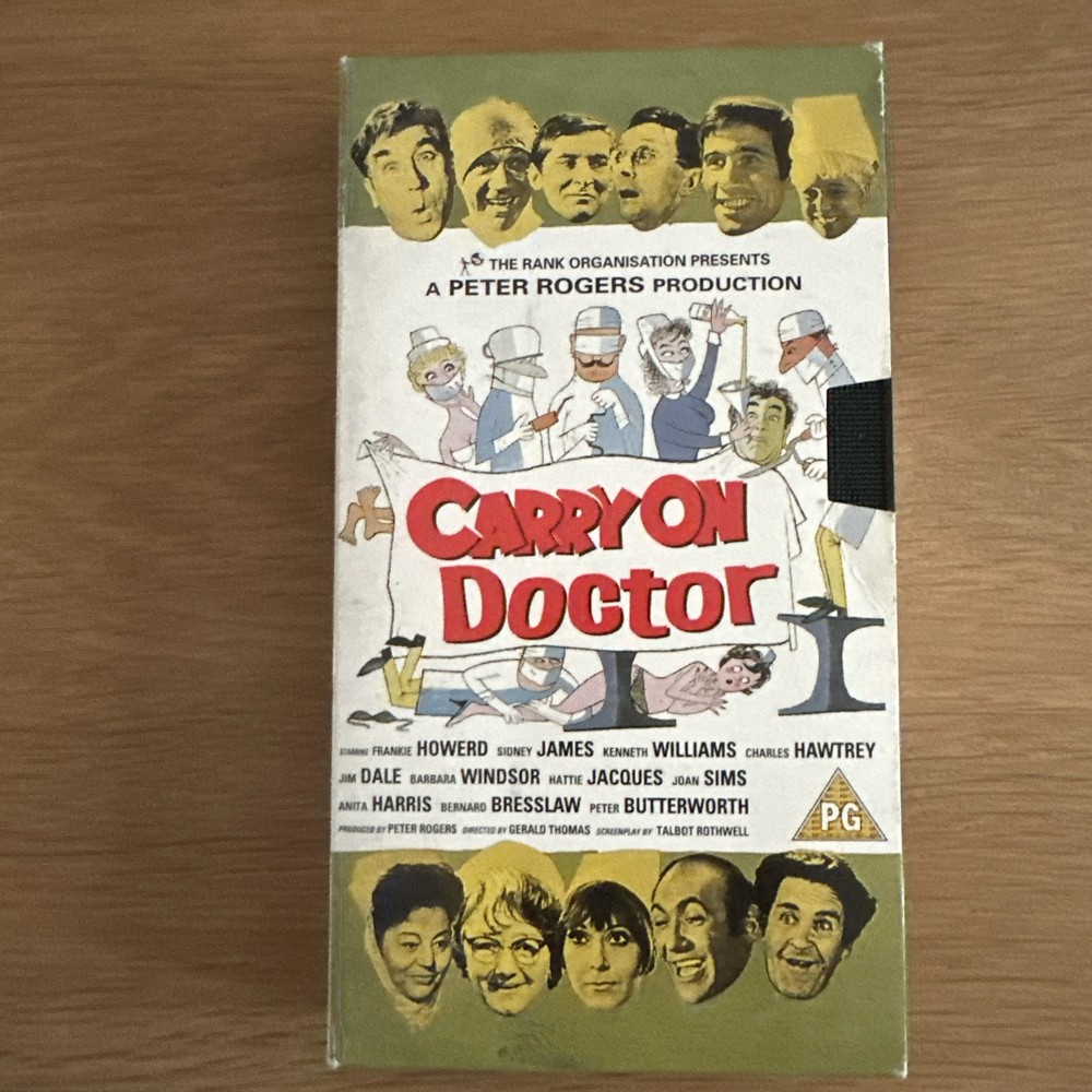 Carry On Doctor (VHS, 1995)