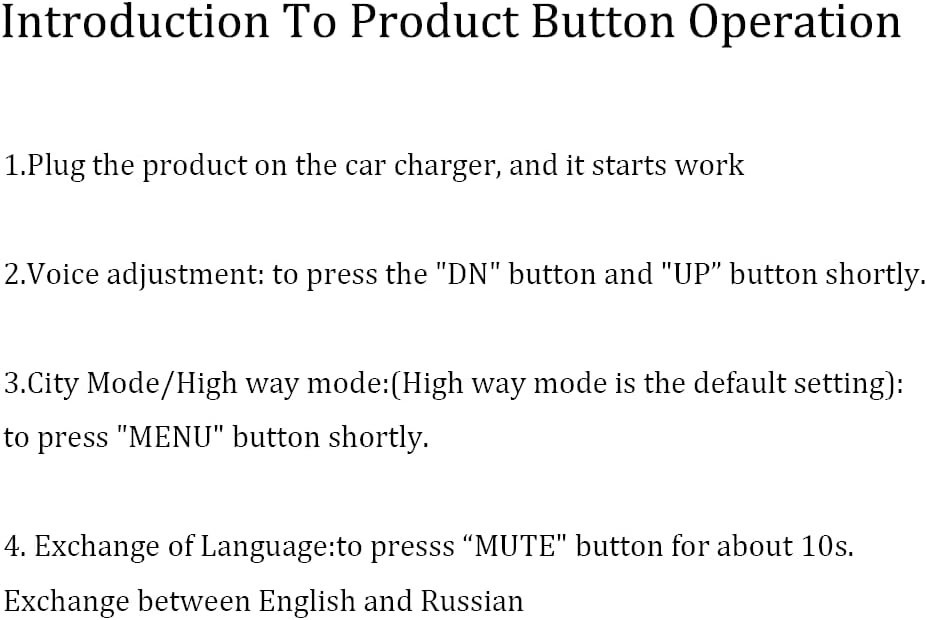 Highway & City Mode Radar Detector - Exceptional Range & Sensitivity for Drivers