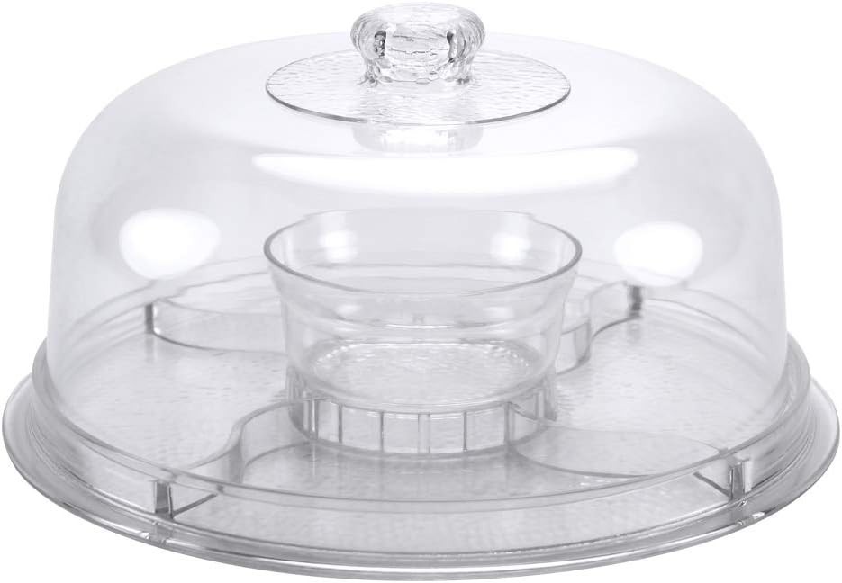 Durable BPA-Free Clear Cake Stand - Multi-Use Elegance for Every Celebration