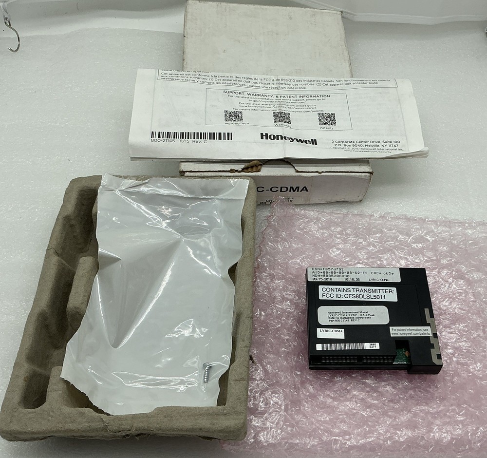 Honeywell lyric cellular communicator Module-part#800-21145 Rev.C-UNTESTED