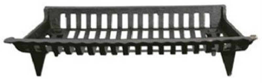 Open Hearth Black Cast Iron Fireplace Grate