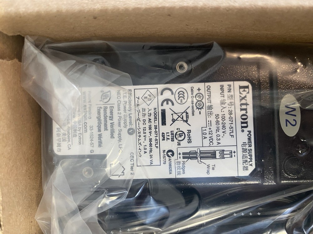 Extron MP101 60-718-10 Microphone Preamplifier +48V Phantom Gain Control