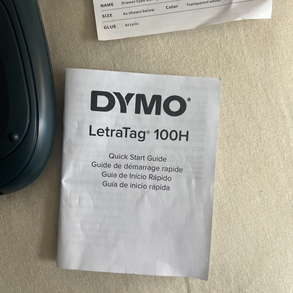 Dymo LetraTag 100H Handheld Label Maker *Clear & Backspace Button Defective*