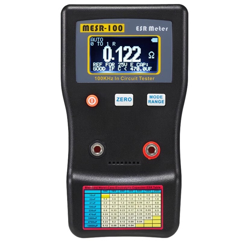 Auto Ranging Electrolytic Capacitor ESR Meter MESR-100 Intelligent Version