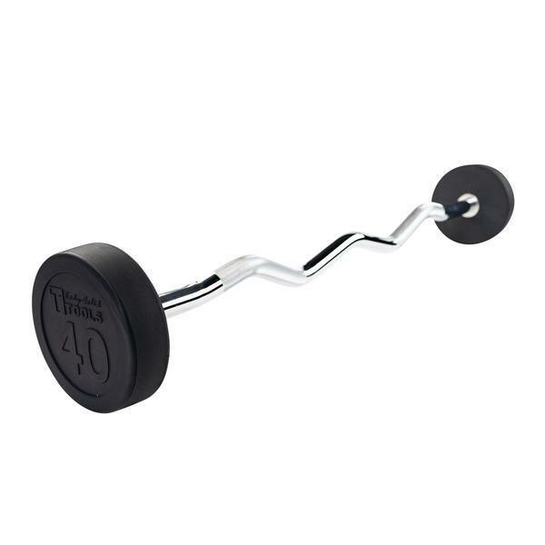 40 lb. Fixed Weight EZ Curl Barbell - Body-Solid SBZ40