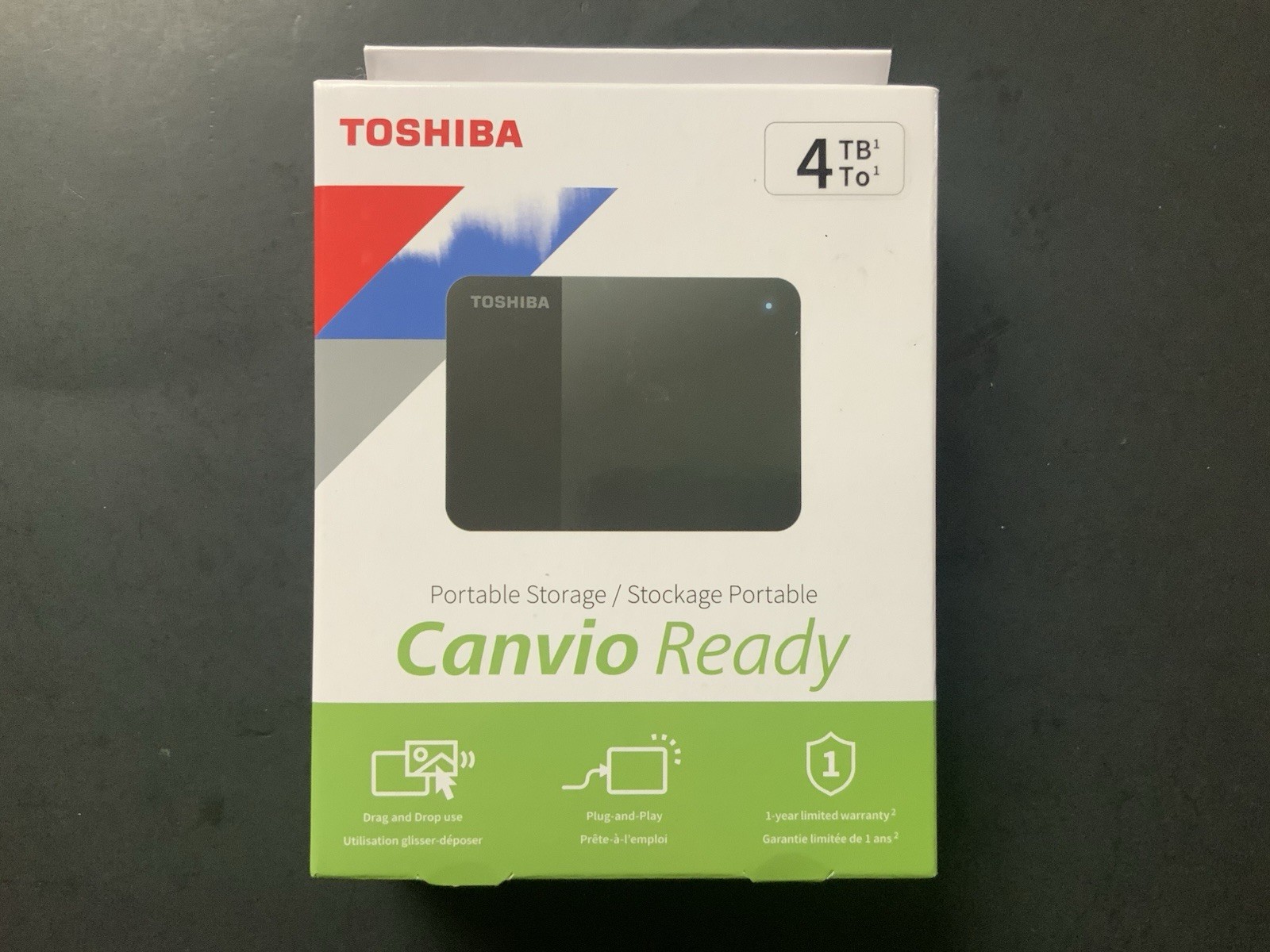 Toshiba Canvio Ready 4TB HDD Portable Hard Drive HDTP340XK3CA
